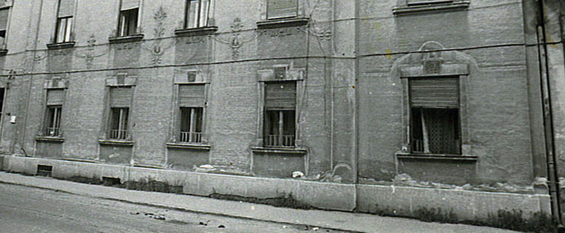 Interior of Hassidic prayer house